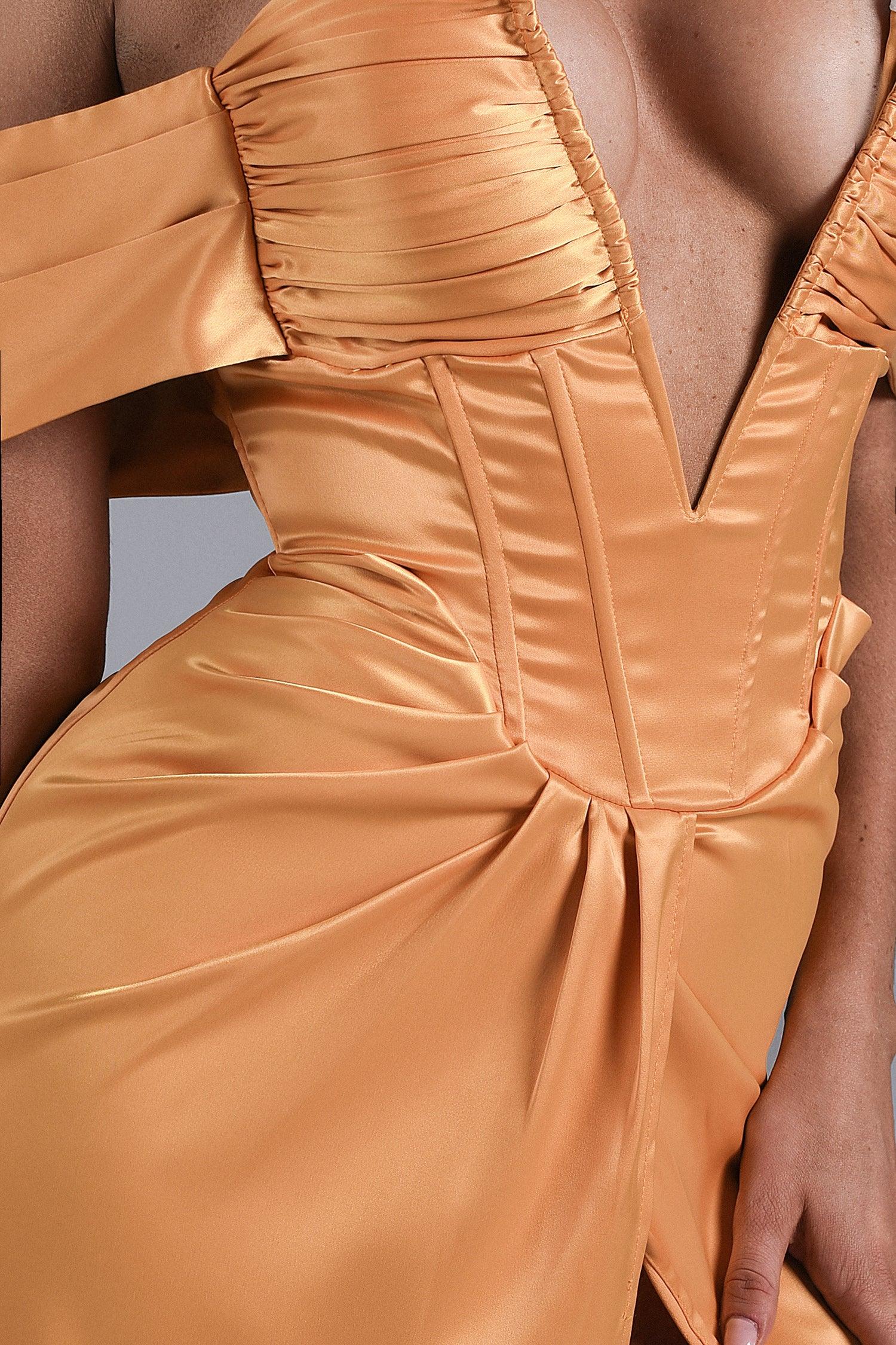 AlexaOffShoulderCorsetMiniDress-Yellow-6