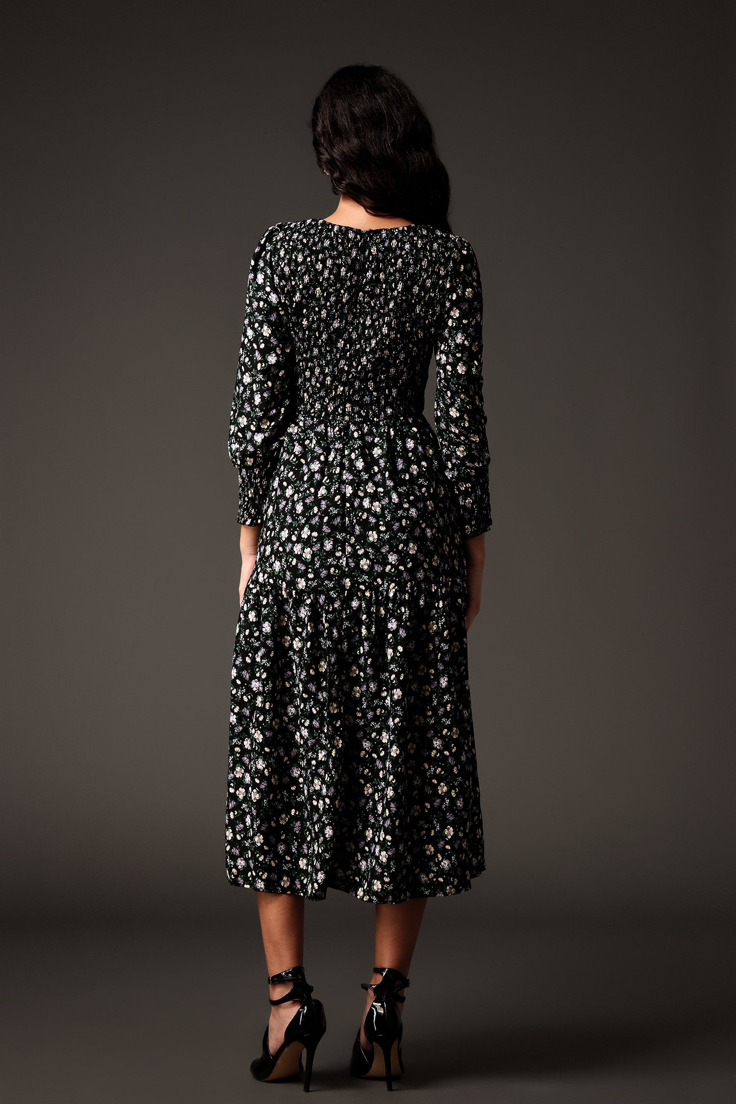 Kandiss-Long-Sleeves-Round-Neck-Printing-Midi-Dress-3