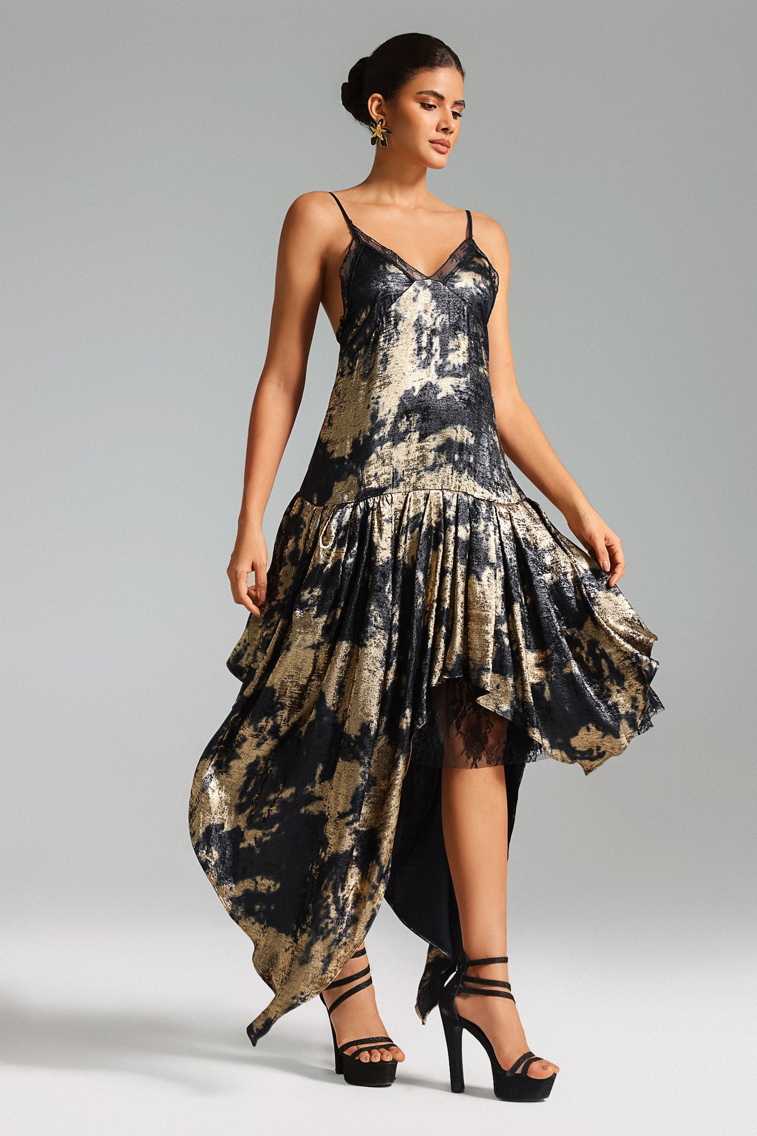 Selien-Gilding-Print-Satin-Dress-3