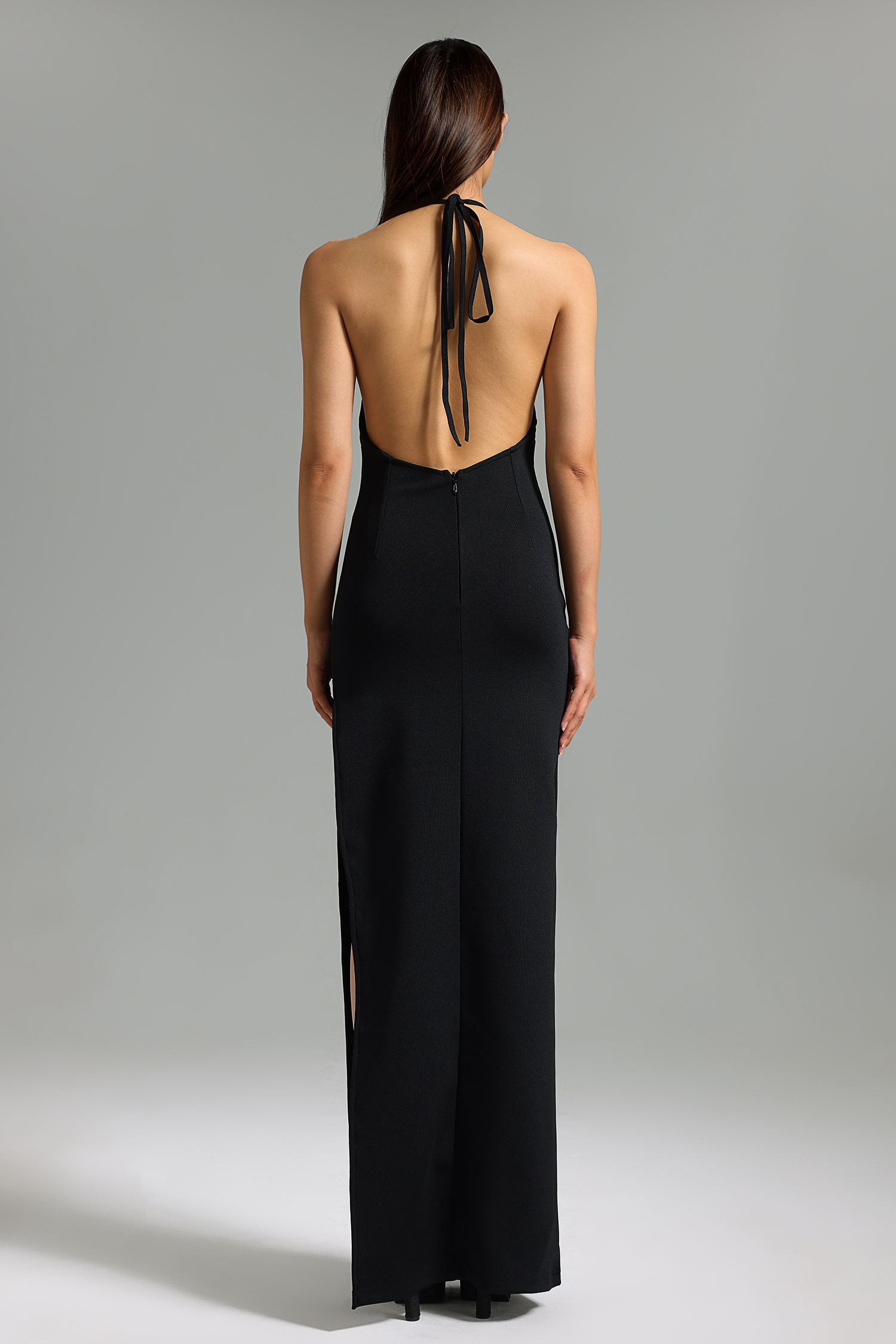 Silila-Flowers-Halterneck-Bandage-Maxi-Dress-1